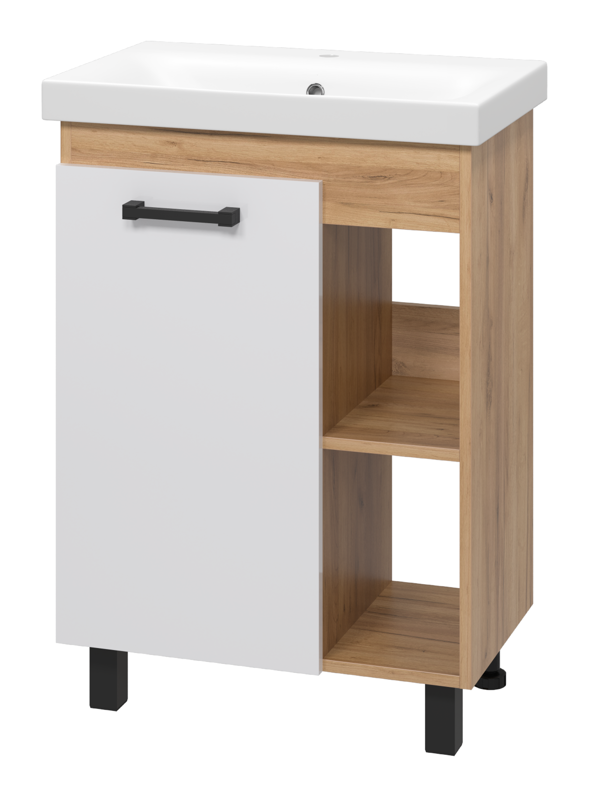 Тумба с раковиной Misty Крафт 60