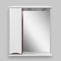 Зеркало-шкаф AM.PM Like 65 L, белый глянец, венге