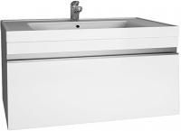 Тумба с раковиной Dreja Grace 70 белый глянец