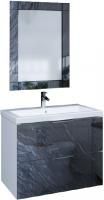Мебель для ванной Marka One Liriya 75П black stone