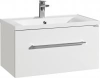 Тумба с раковиной Aquaton Мадрид 80 белая с ящиком