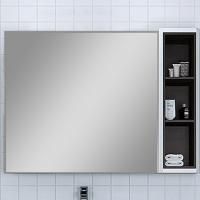 Зеркало Aquaton Брук 120 (100+20) с полкой, дуб феррара