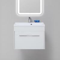 Тумба с раковиной Aquanet Августа 75 белая