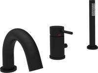 Смеситель на борт ванны Paffoni Light LIG047NO черный