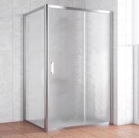 Душевой уголок Vegas Glass ZP+ZPV 140*90 08 02 профиль глянцевый хром, стекло шиншилла