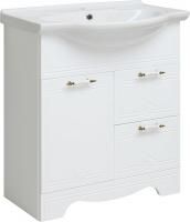 Тумба под раковину Runo Кантри 75 белая