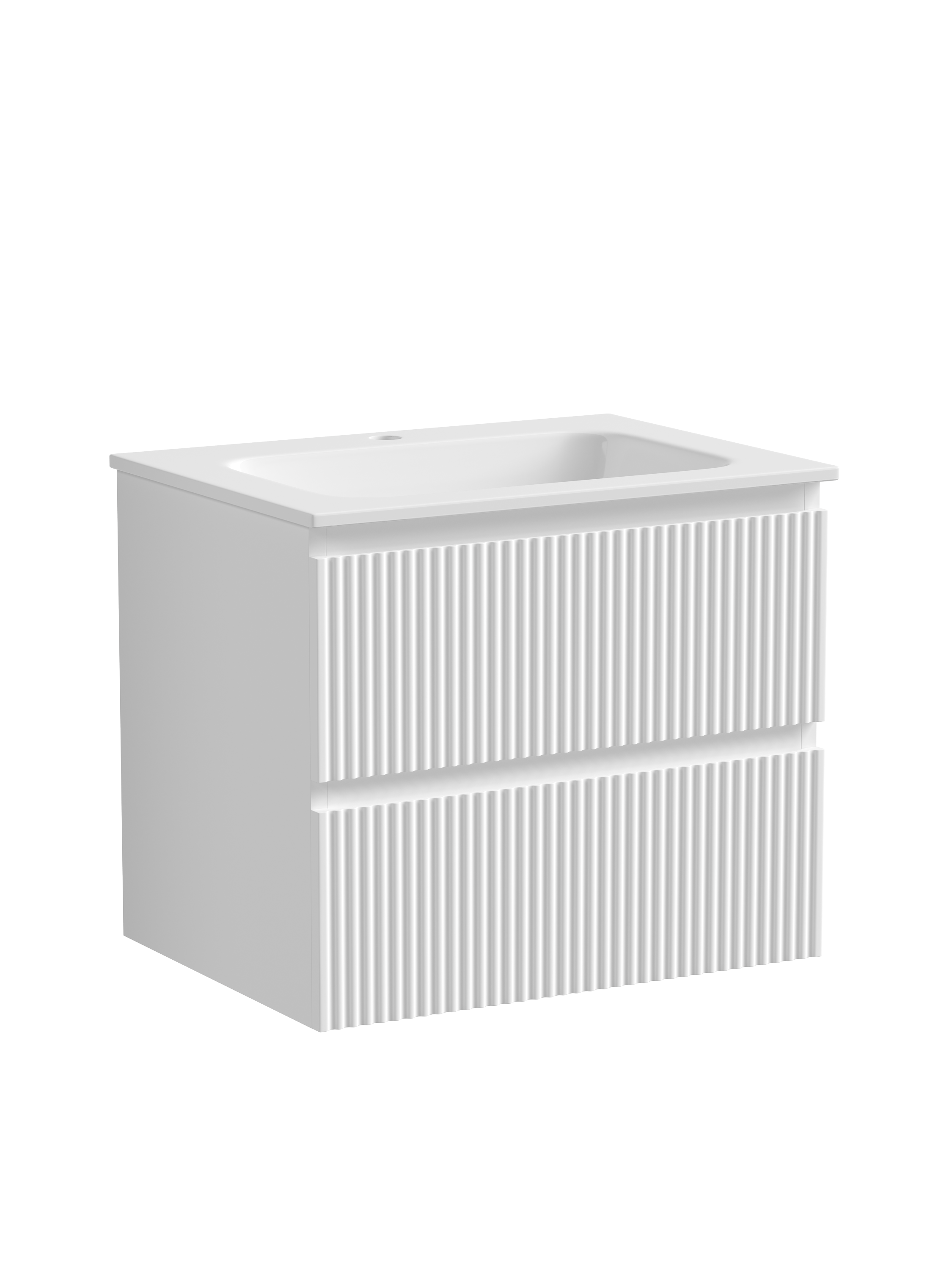 Тумба с раковиной Sancos Snob R 60 Bianco SNR60W, подвесная