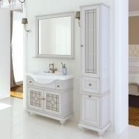 Мебель для ванной Aquaton Беатриче 85 слоновая кость с патиной