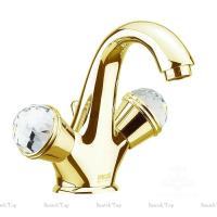 Смеситель для раковины Fiore Xt Sky Swarovski® 17OO0623, золото