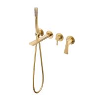 Смеситель для ванны Raglo R07.32.03 встраиваемый, сатин золотой