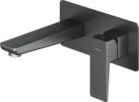 Смеситель для раковины Omnires Parma PM7415GR с внутренней частью, графит