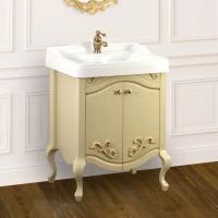 Тумба с раковиной Migliore Impero 60 с дверками, decape sabbia