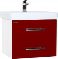 Тумба с раковиной Bellezza Рокко 70 подвесная, красная