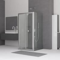 Душевой уголок RGW Classic CL-41 P (740-790)х800х1850 профиль хром, стекло прозрачное