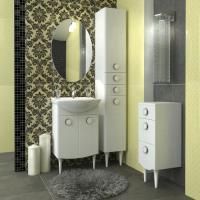 Мебель для ванной Triton Лира 50, 2 двери, белая