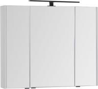 Зеркало-шкаф Aquanet Латина 90 белый