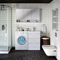 Комплект мебели под стиральную машину Runo ОРИОН 60 левое крыло