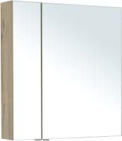 Зеркало-шкаф Aquanet Алвита new 80 дуб веллингтон белый