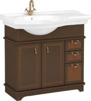 Тумба под раковину Aquanet Луис 90 темный орех L