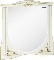 Зеркало Edelform Luise 100 белое, патина золото, с подсветкой