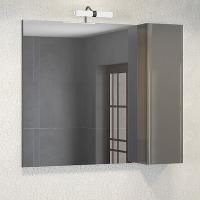 Зеркало-шкаф Comforty Рим 80 серое