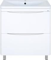 Тумба с раковиной Misty Атлантик 80 белая