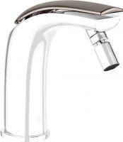 Смеситель для биде Webert Aria AI840102844085 белый, ручка cacao