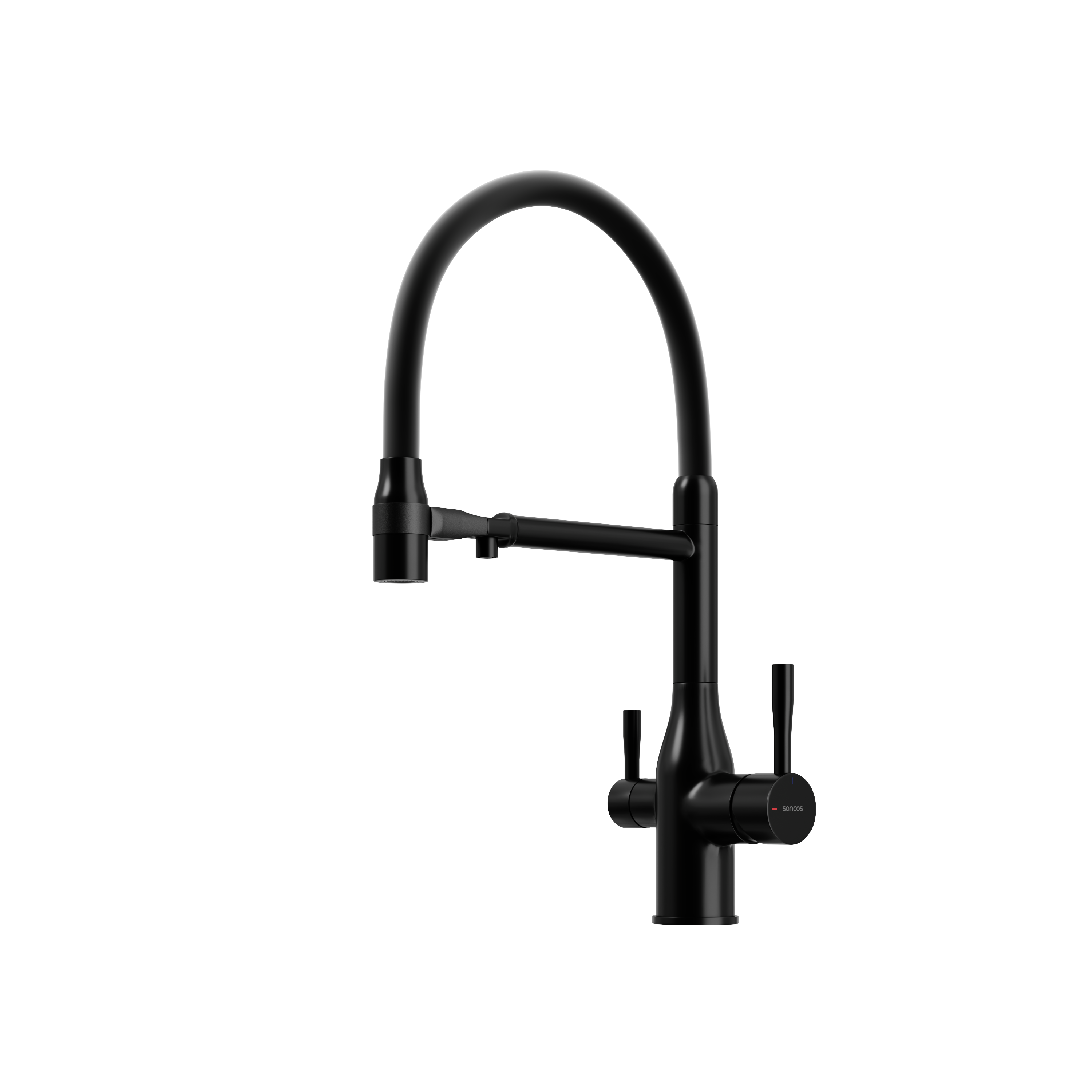 Смеситель для кухни Sancos Garda SC4009MB, матовый черный