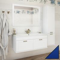 Мебель для ванной Sanflor Ванесса 105 подвесная, индиго