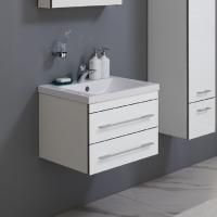 Тумба под раковину Aquanet Верона 58 подвесная белая