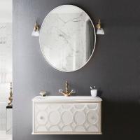 Мебель для ванной Caprigo Caprice 70 1 ящик, bianco, круги перламутровые