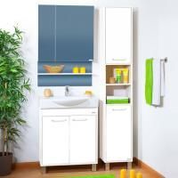 Мебель для ванной Бриклаер Аргентина 75 белый глянец