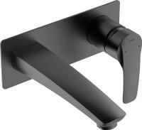 Смеситель для раковины Iddis Ray RAYBL00i65 с внутренней частью, черный