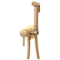 Гигиенический душ Hansberge H3099MG со смесителем, матовое золото