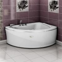 Акриловая ванна Radomir Альбена 168х120 см Luxe с гидромассажем