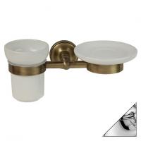 Мыльница Migliore Mirella ML.MRL-M066.CR и стакан, хром