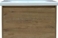 Тумба с раковиной Misty Даллас 80 подвесная, светлое дерево