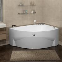 Акриловая ванна Radomir Астория 168х120 см Chrome с гидромассажем