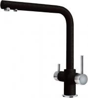 Смеситель для кухни Zorg Sanitary ZR 348 YF хром, черный металл,