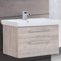 Тумба под раковину Dreja Q max 70 дуб кантри, подвесная, 2 ящика