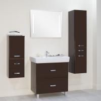 Мебель для ванной Aquaton Америна Н 80 темно-коричневая