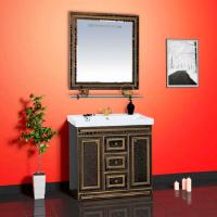 Мебель для ванной Misty Fresko 90 черная краколет