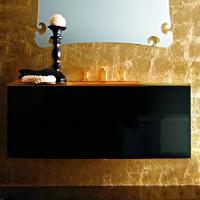 Тумба под раковину Eurolegno Glamour 120 черная