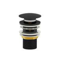 Донный клапан для раковины Wonzon & Woghand WW-88SS01-MB с переливом