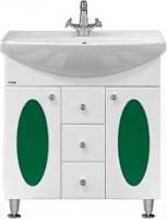 Тумба с раковиной Misty Сидней 75 зеленая