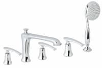 Смеситель на борт ванны AltroBagno Beatrice 020104 Cr