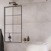 Шторка на ванну Radaway Idea Black PNJ II Factory 100