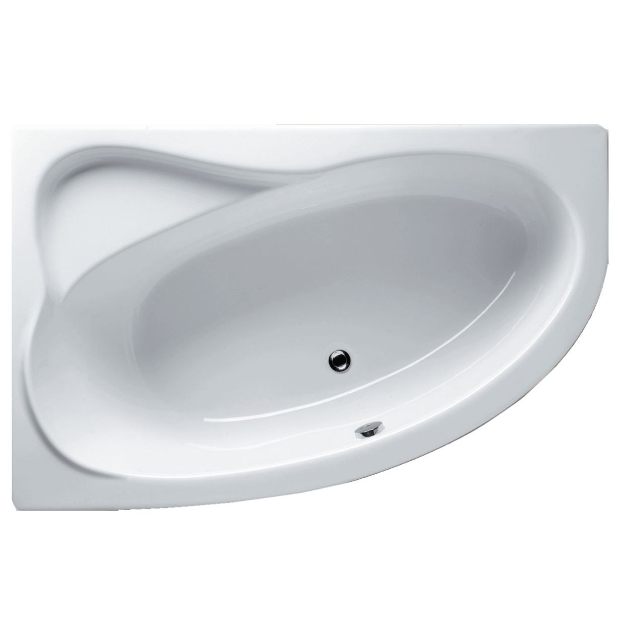 Акриловая ванна Riho Lyra R 140x90 см