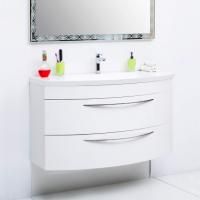 Тумба под раковину De Aqua Лонг 120 белая