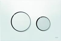 Кнопка смыва TECE Loop 9240627 белая, кнопка хром